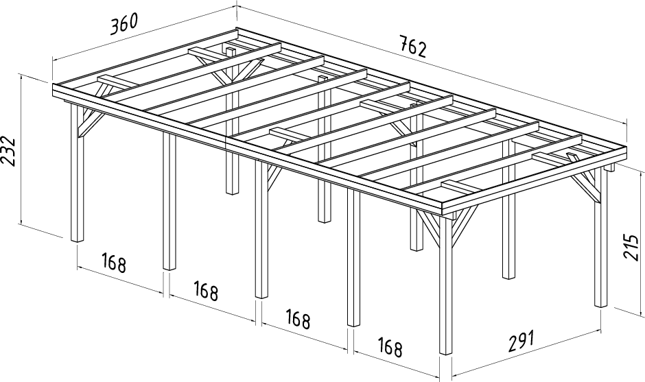 Carportar | Carport 23,1 m2