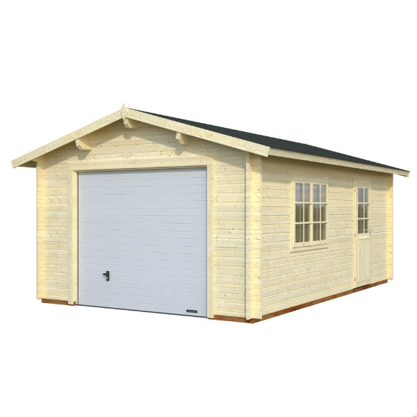 Garage & Utehus | Garage 19 m2 med sektionsdörr