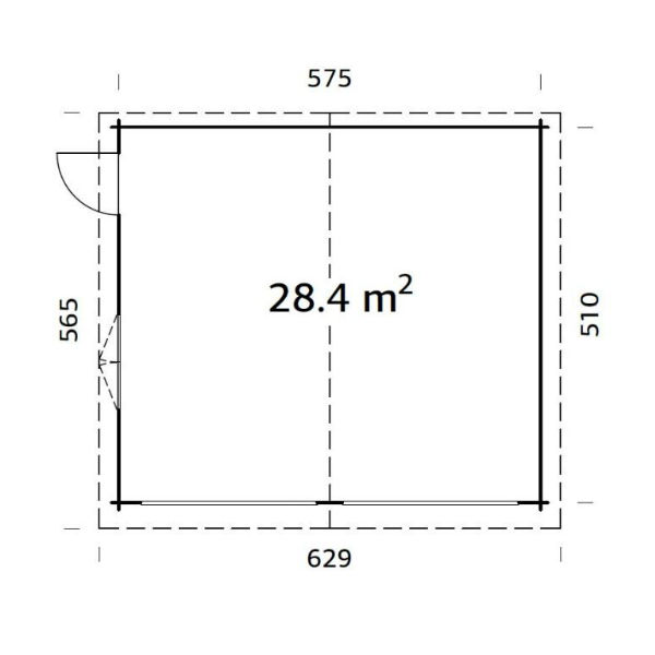 Garage & Utehus | Dubbelgarage 28,4 m2 