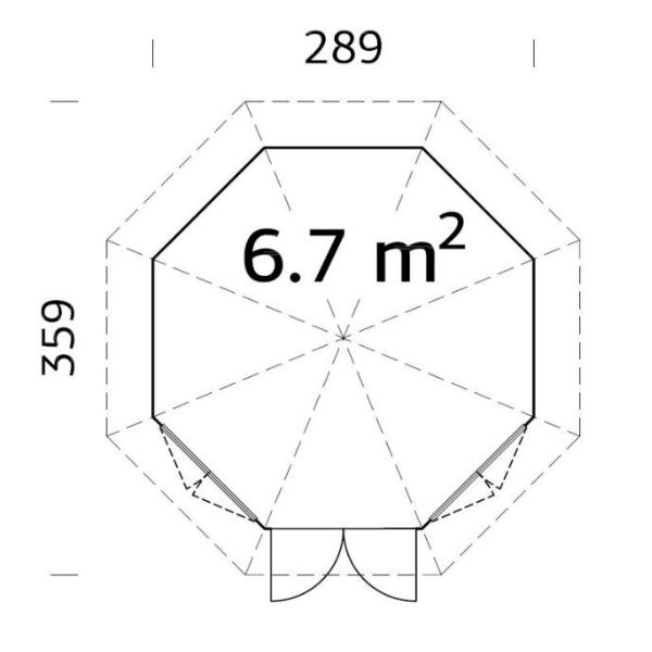 Lusthus | Lusthus 6,7 m2