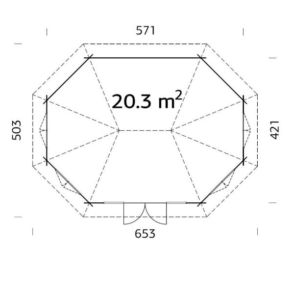 Lusthus | Lusthus 20,3 m2 