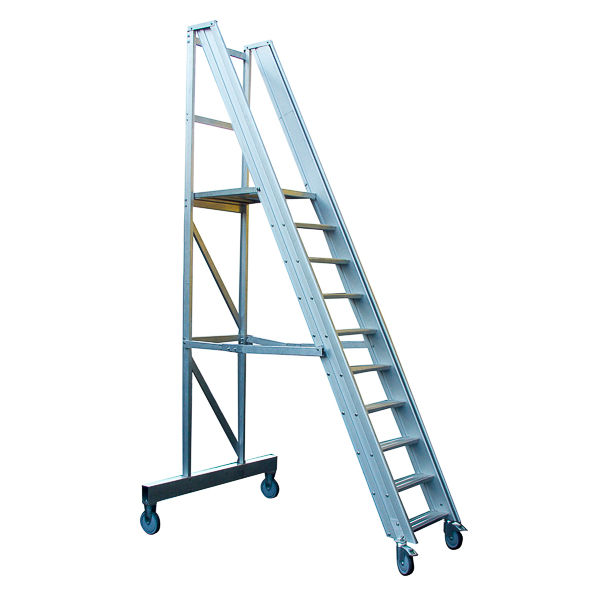 Trappstegar | Mobil trappa i aluminium 360cm
