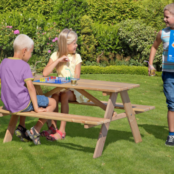 Picknickbord & Parkbord | Picknickbord till barn 20 mm, lärk - PEFC-certifierat
