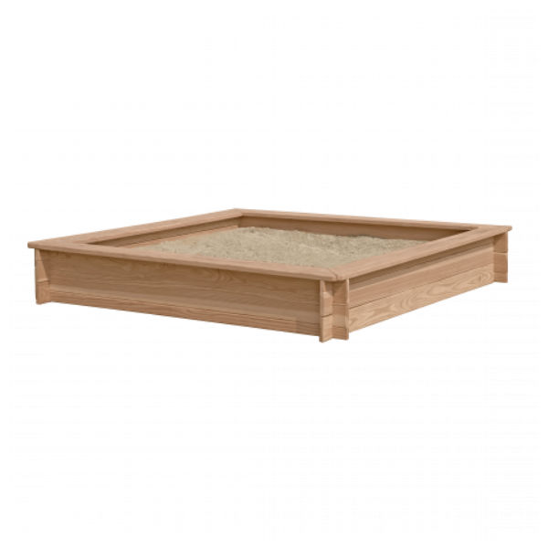 Sandlådor | Sandlåda lärkträ 150 x 150 cm inkl sand