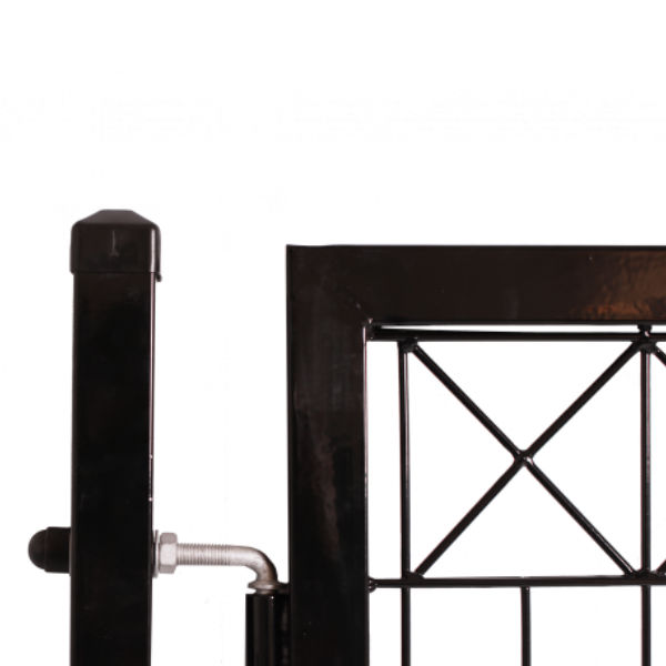 Staket & Räcken | Komplett svart dekorativt panelstängsel inkl grind