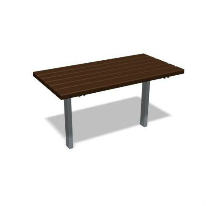 Picknickbord & Parkbord | Parkbord Ekeby Återvunnen plast - Galvad