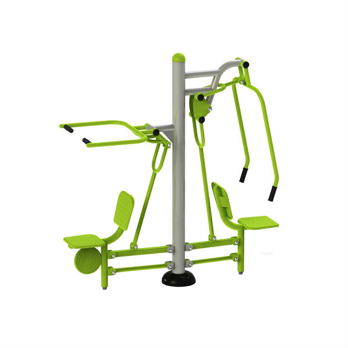 Utegym | Utomhusgym Dubbel Chest and Pull Chair