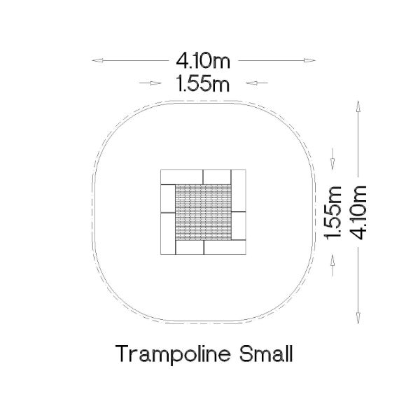 Studsmattor | Trampolin 1x1m