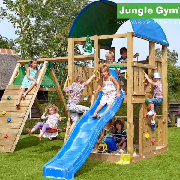 Lektorn | Jungle Gym Farm lektorn med klättermodul och 1 gung