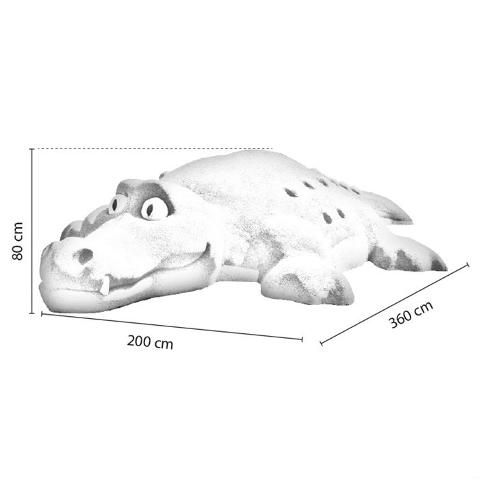 Lekskulpturer | Gummidjur Krokodilen