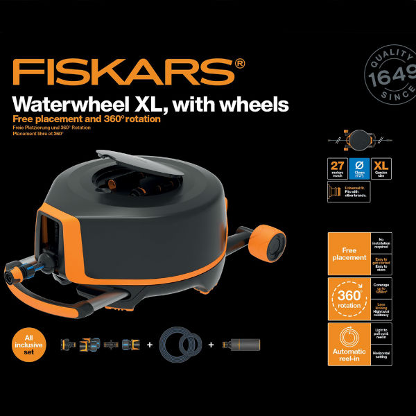 Handredskap | Fiskars Waterwheel Automatic XL m.hjul