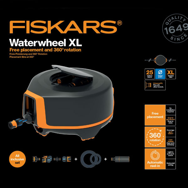 Handredskap | Fiskars Waterwheel Automatic XL 20m