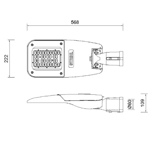 Armaturer | LED armatur Hercules Small 10-60W 