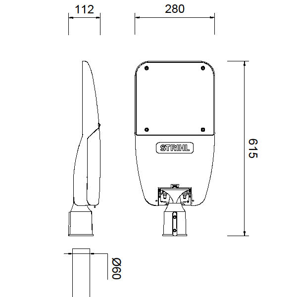 Armaturer | LED armatur Hercules Large 10-160W 