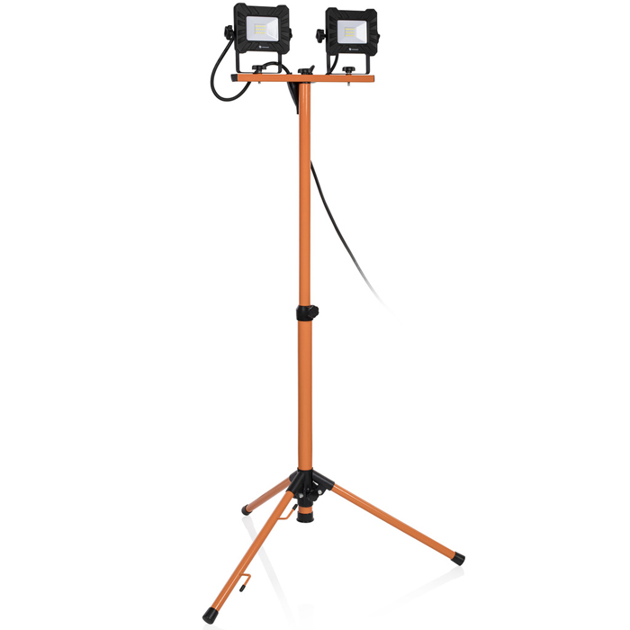 Arbetsbelysning | LED-arbetslampa tripod 2 x 10W