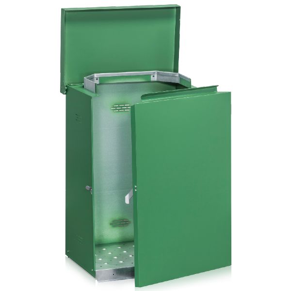 Säckhållare | Säckhållare 125 L i Plåt Grön