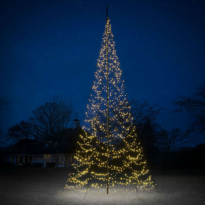 Flaggstångsbelysning | Julbelysning Fairybell 6–12 m