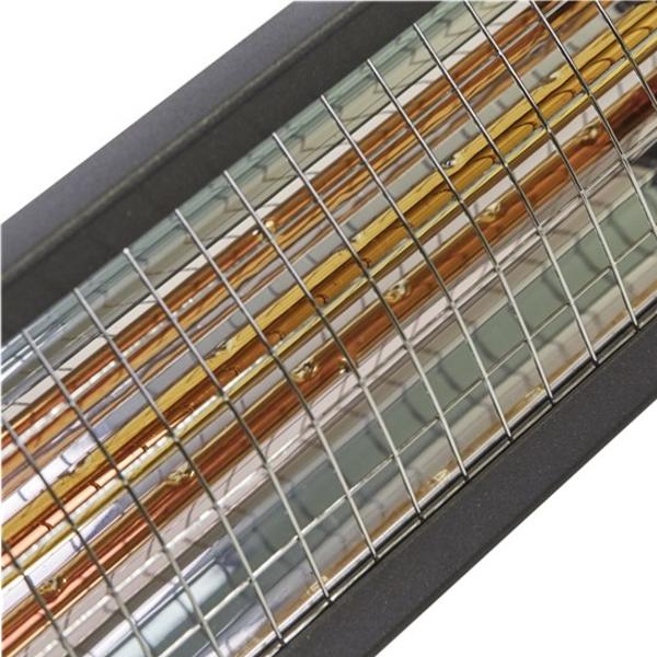 Terrassvärmare | Väggupphängd Terrassvärmare Heat1 ECO High-line 1500 W titanium