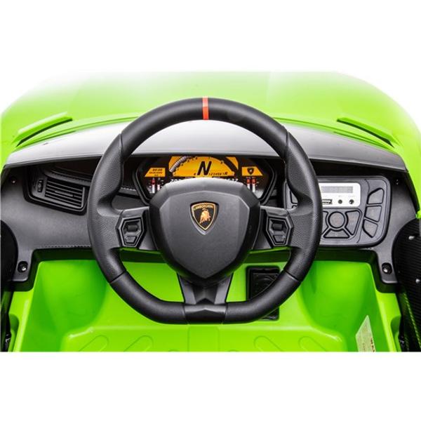 Elbilar | Elbil Lamborghini Aventador, 12V, Limegrön