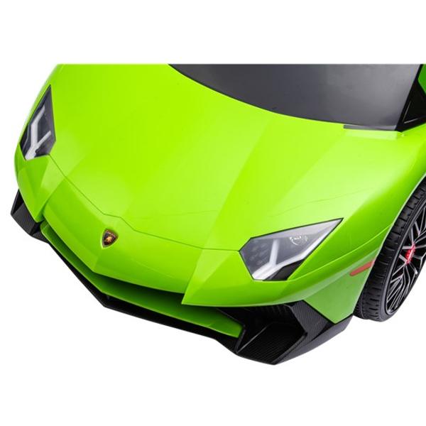 Elbilar | Elbil Lamborghini Aventador, 12V, Limegrön