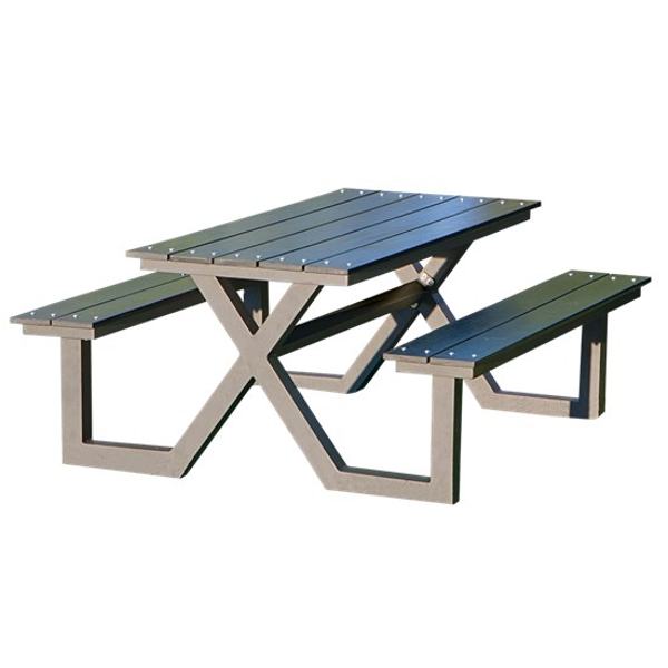 Picknickbord & Parkbord | Underhållsfritt Picknickbord till barn X-modell svart
