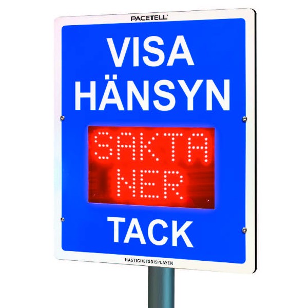 Hastighetsdisplay | Hastighetsdisplay Mini VISA HÄNSYN