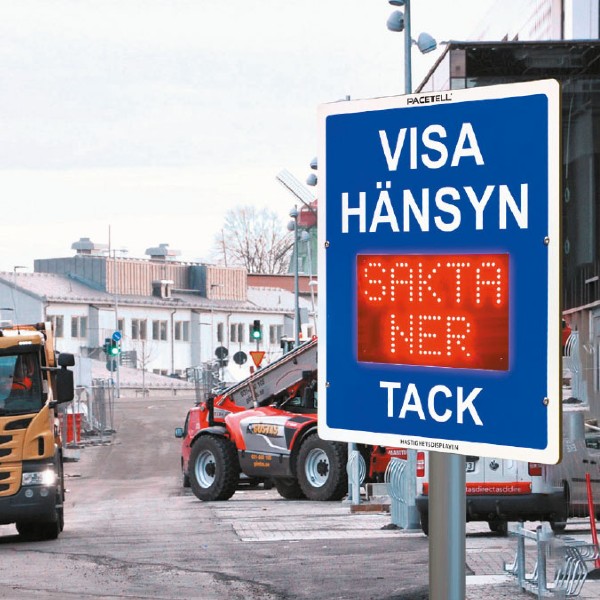 Hastighetsdisplay | Hastighetsdisplay Mini VISA HÄNSYN