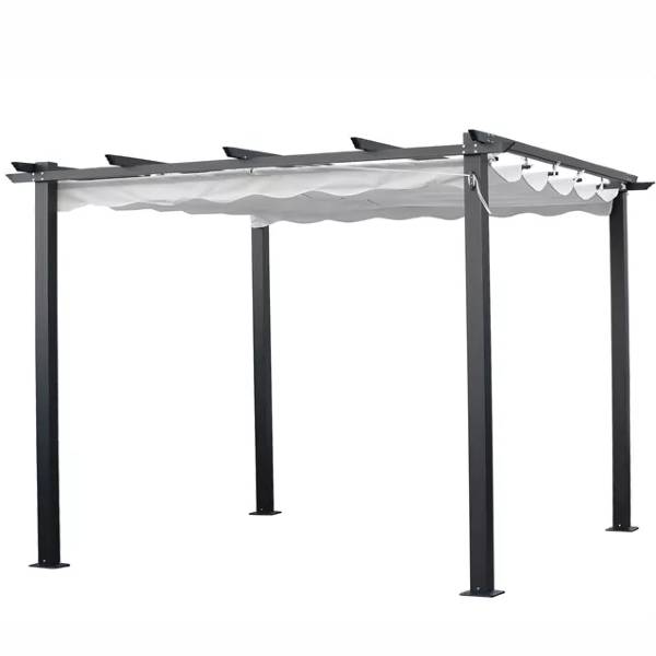 Pergola | Pergola 4x4 m i grått