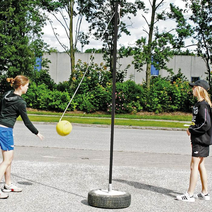 Uteleksaker | Smashboll set med cementfot