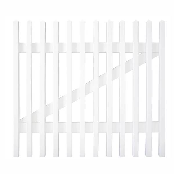 Staket & Räcken | Grind Linnea 2 vit 100x90 cm 
