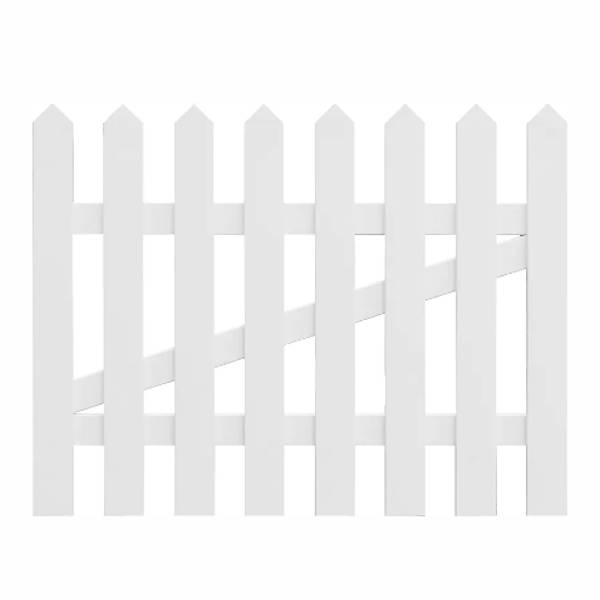 Staket & Räcken | Grind Skagen vit 100x77 cm 
