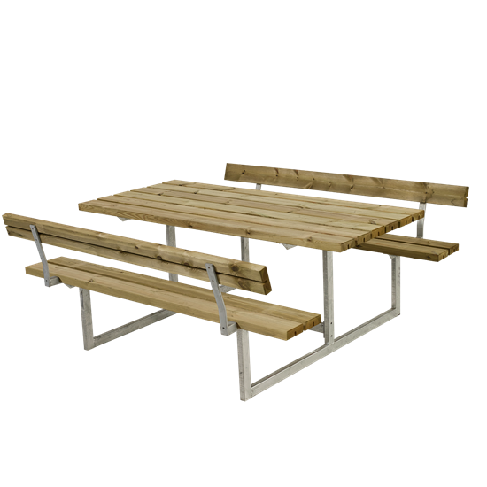 Picknickbord & Parkbord | Picknickbord Basic med 2 ryggstöd