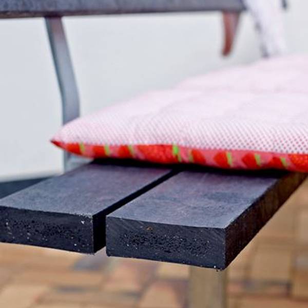 Picknickbord & Parkbord | Basic Picknickbord med 1 ryggstöd - underhållsfritt med brädor av återvunnen plast