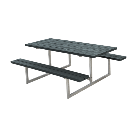 Picknickbord & Parkbord | Basic Picknickbord underhållsfritt med brädor av återvunnen textil - plast 