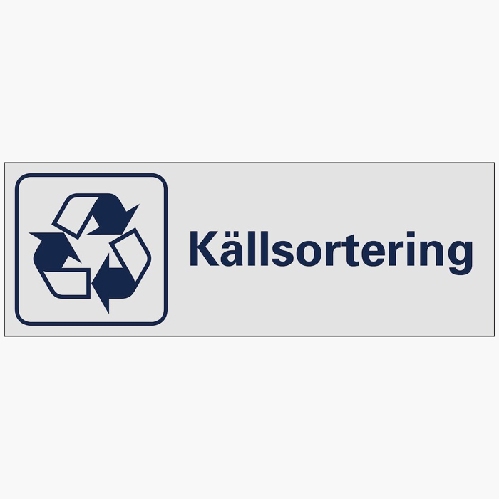 Skyltar | Källsortering - Skylt