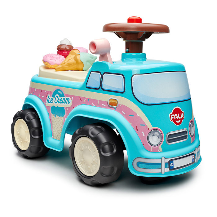 Trampbilar & Gåbilar | FALK Ice cream mini van