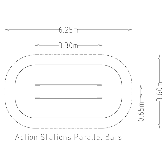 Utegym | Paralell Bars