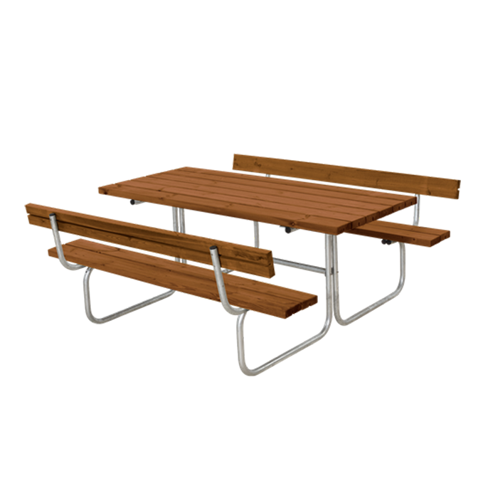 Picknickbord & Parkbord | Classic Bord-Bänkset med ryggstöd 