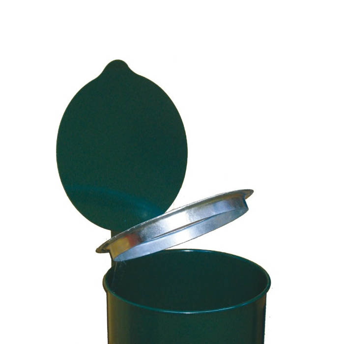 Papperskorgar | Cylinder 50L med lock