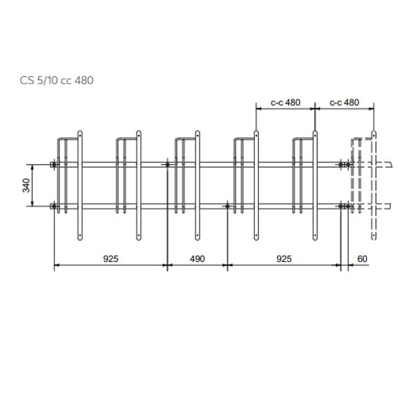 Cykelställ | Cykelställ CS 5 platser
