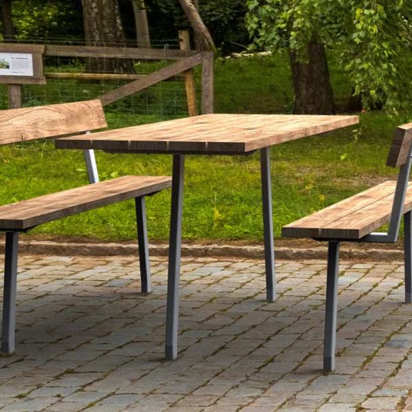 Picknickbord & Parkbord | Bord Pongo tillgänglighetsanpassat fundament