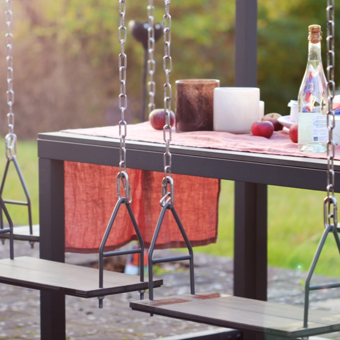 Picknickbord & Parkbord | Pergolagunga med bord 6 platser 