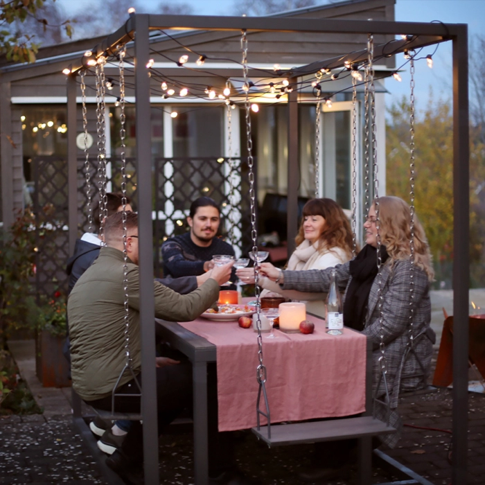 Picknickbord & Parkbord | Pergolagunga med bord 6 platser 