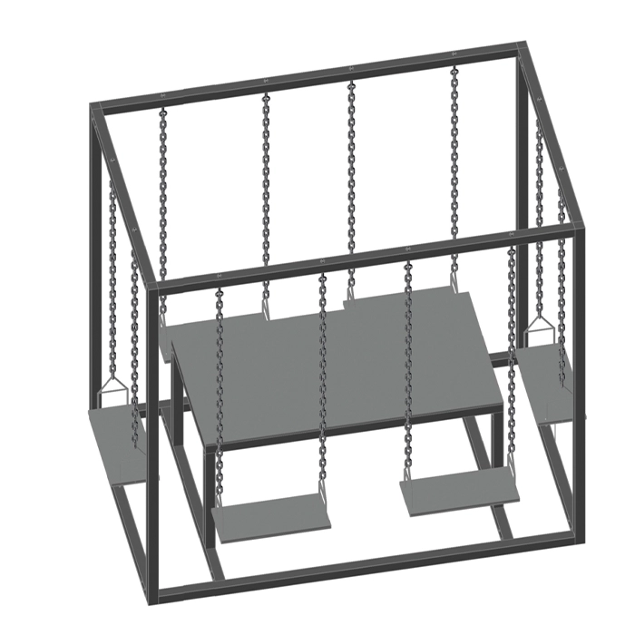 Picknickbord & Parkbord | Pergolagunga med bord 6 platser 