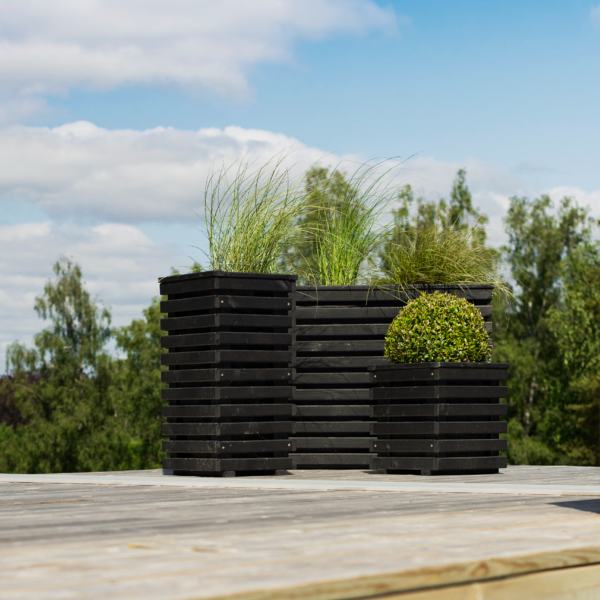 Planteringskärl | Planteringslåda Horizont Svart 