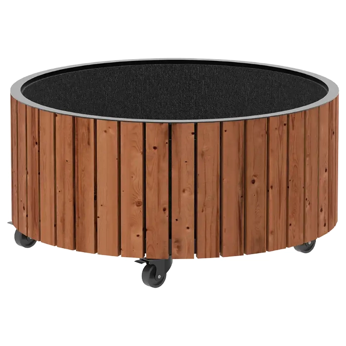 Planteringskärl | Circle planteringslåda - Ø70/35 cm