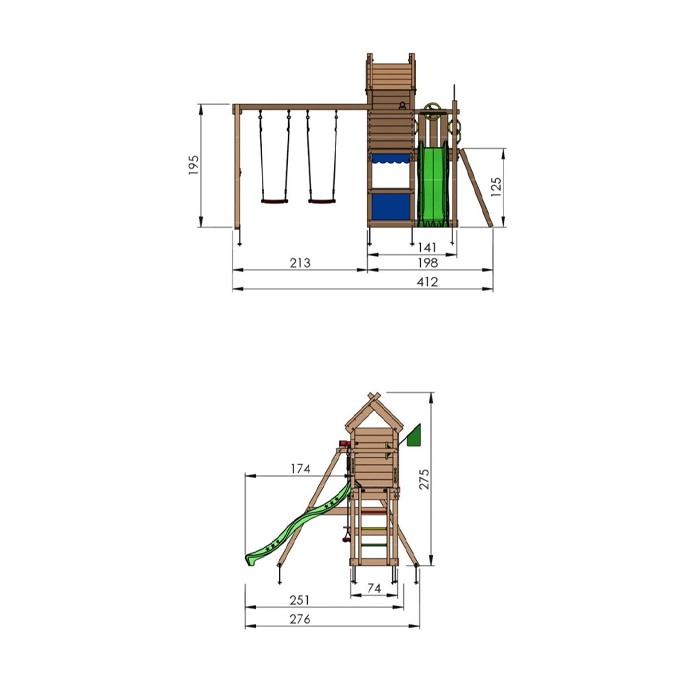 Lektorn | Lektorn Jungle Gym Resort m. Gungor
